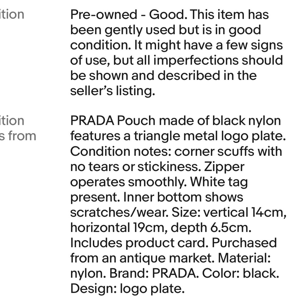 Prada Black Nylon Cosmetic Bag - Picture 13 of 13
